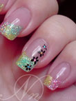 Hand painted nail art designs